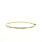 18 Karat Yellow Gold Stackable Slim Bangle