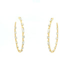 Yellow Gold and Diamond Starry Night Earrings