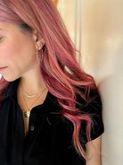 Yellow Gold and Diamond Starry Night Earrings