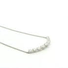 Crescent Demi Riviera in White Gold