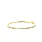 18 Karat Yellow Gold Stackable Slim Bangle