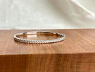 White gold and Diamond Hinge Bracelet