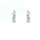 18 karat White Gold and Diamond "Starry Night" Hoop