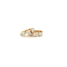 Starry Night Diamond Snap Hoops