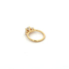 1.42 CT Center Three Stone Diamond Ring