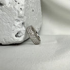 Three Row Diamond Eternity Band