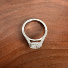 1.54 Carat Firemark Diamond Halo Ring
