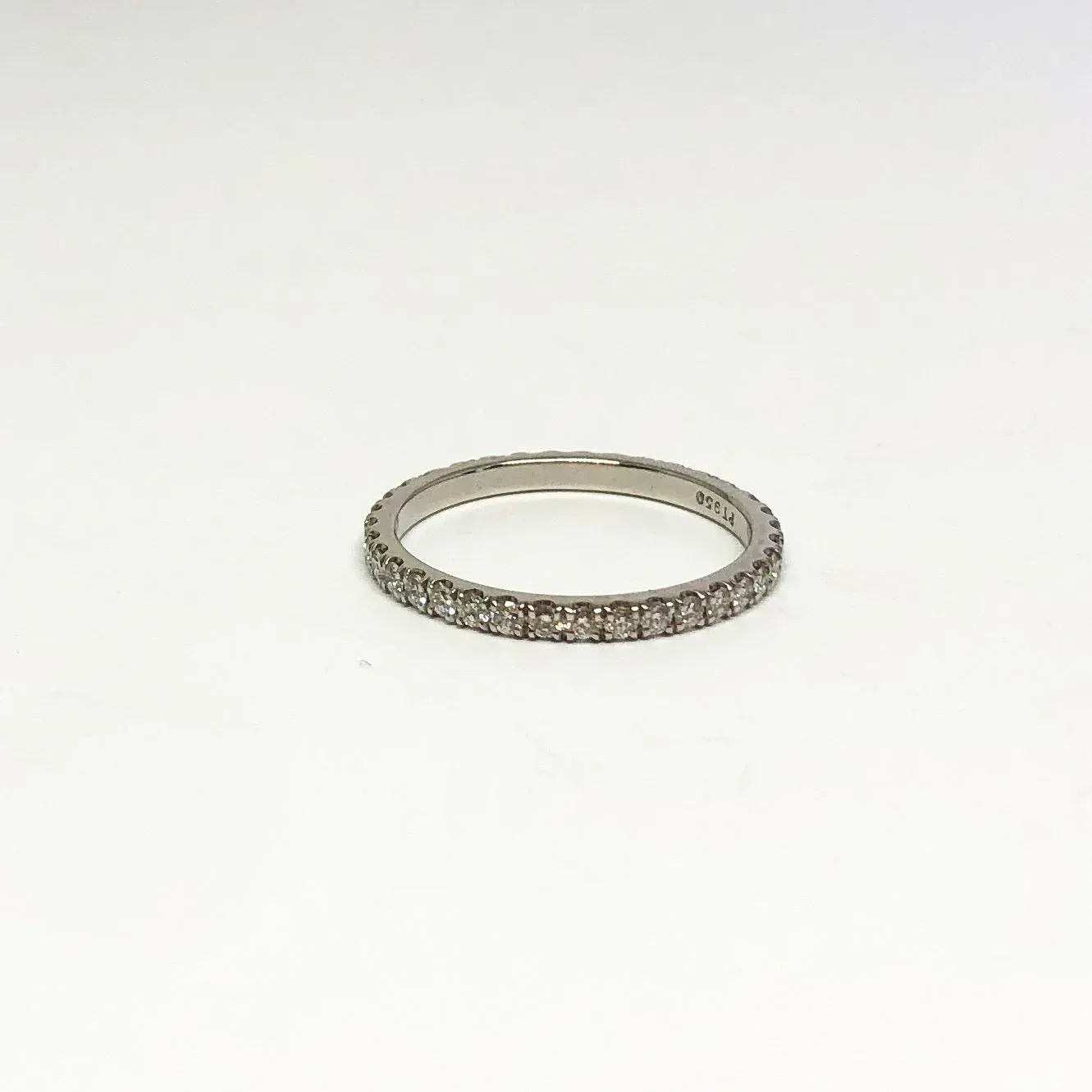 Platinum and Diamond Eternity Band