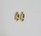 Yellow gold & Diamond 'Essential' Earrings