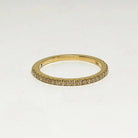 Yellow Gold and Diamond Eternity Band