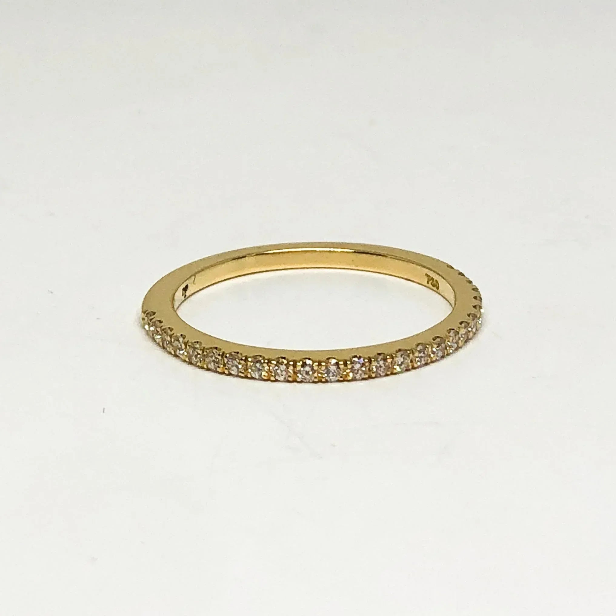 Yellow Gold and Diamond Eternity Band