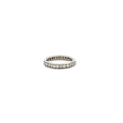 Platinum and Diamond Bead Set Eternity Band