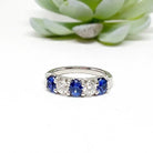 Mark Patterson Sapphire & Diamond Band