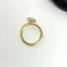 Yellow Gold Bezel Set Solitaire