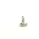 18 karat White Gold and Diamond Hoop