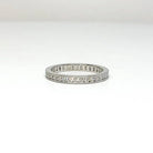 Platinum and Diamond Channel-set Band