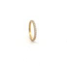 Yellow Gold 32 Diamond Eternity Band