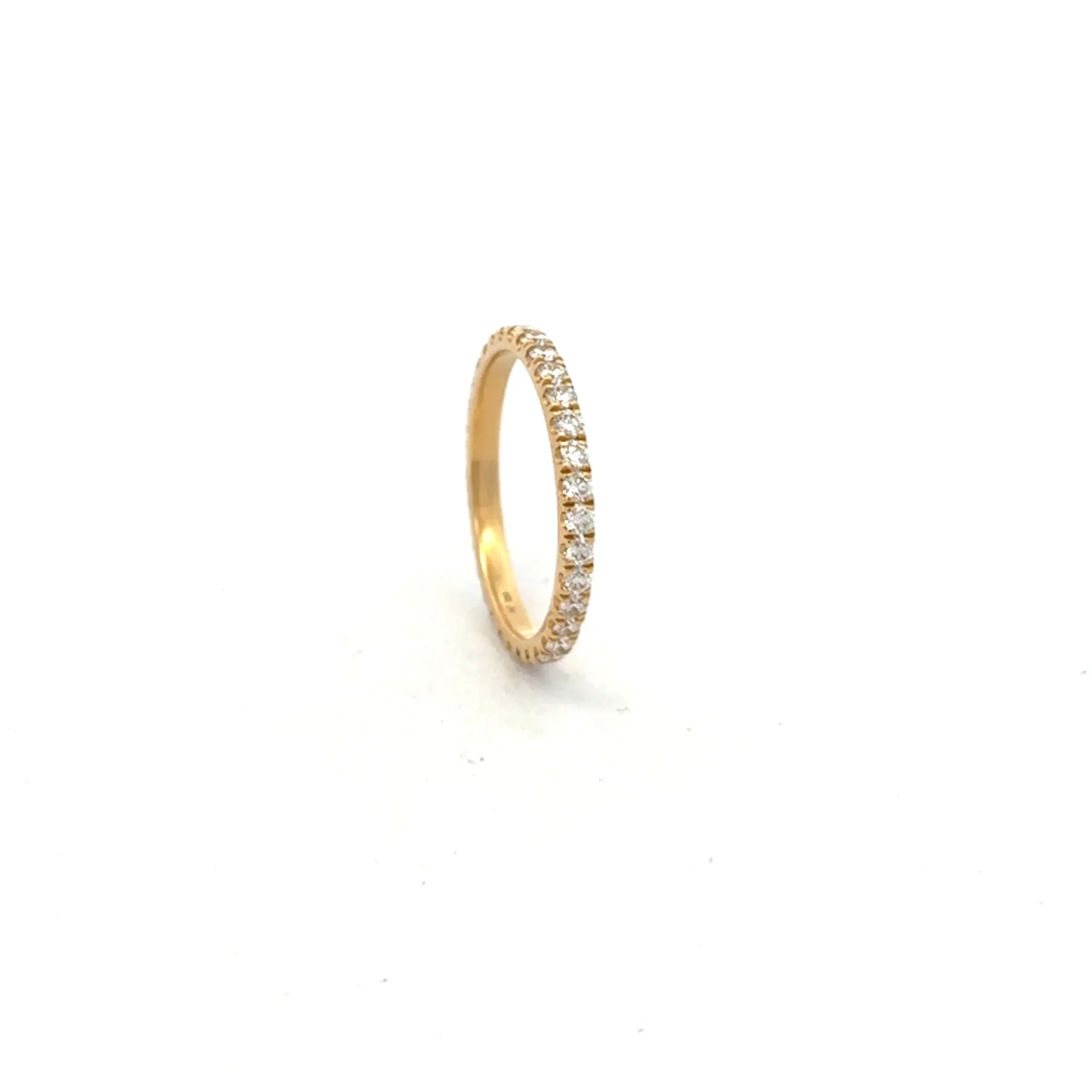 Yellow Gold 32 Diamond Eternity Band