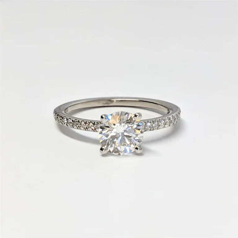 Platinum and Diamond Engagement Ring