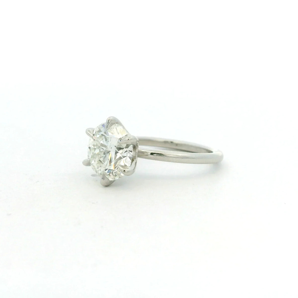 Platinum 3.03 Ct Diamond Engagement Ring