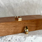 Yellow Gold Honey Hoop Earring