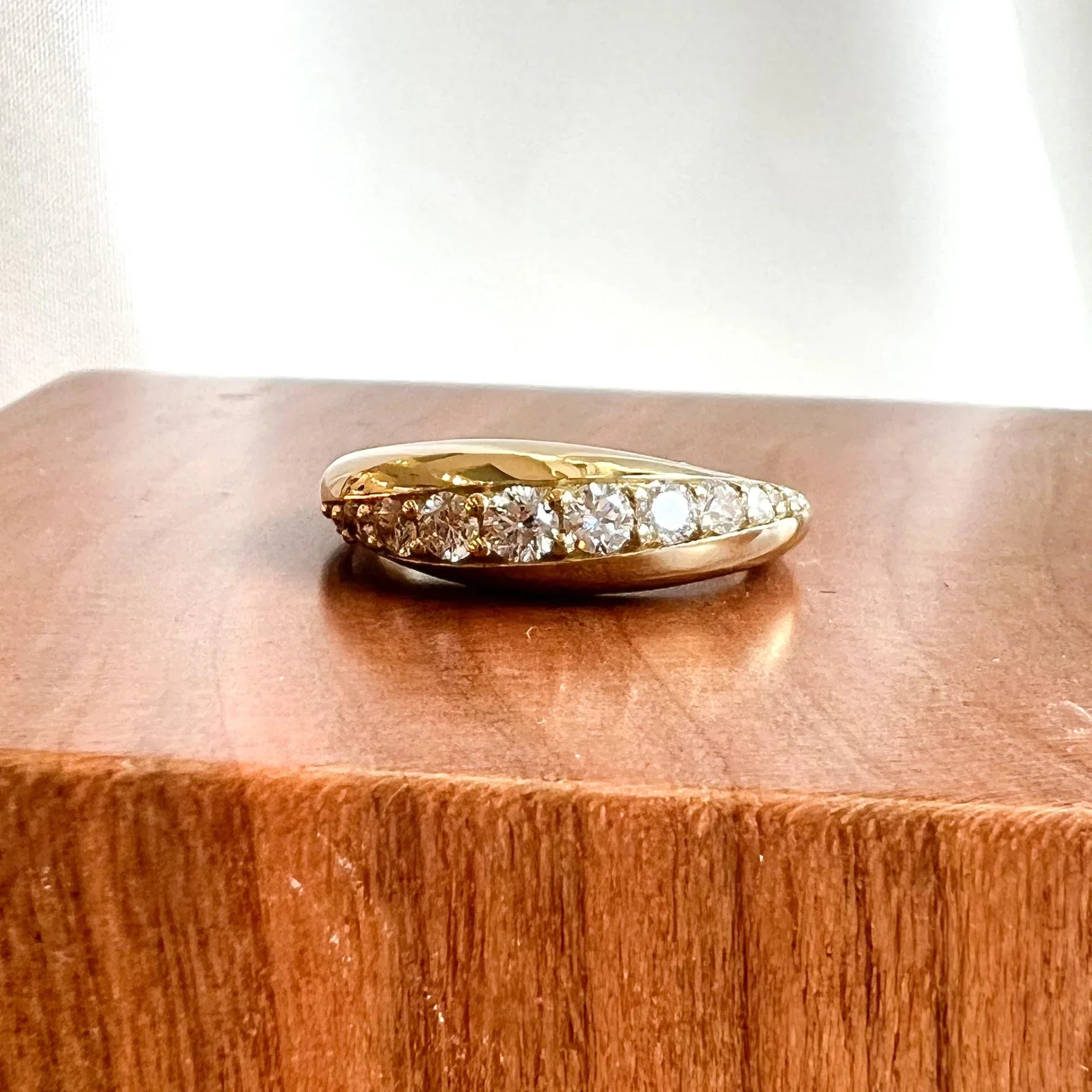 Yellow Gold and Diamond Remi Ring