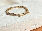 18 karat Yellow Gold and Diamond Link Bracelet