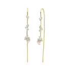 Yellow Gold and Diamond Luxe Threader Earring