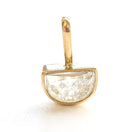 18 karat Yellow Gold and Diamond "Sorriso" Miniature Charm