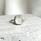 Yellow Gold and Diamond Shaker Ring