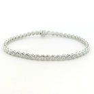 White Gold Diamond Line Bracelet 2.55 CT