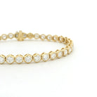 Yellow Gold Line Bracelet