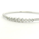 Hex Hinged Bangle Bracelet