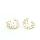 Circular Multi-Diamond Earrings