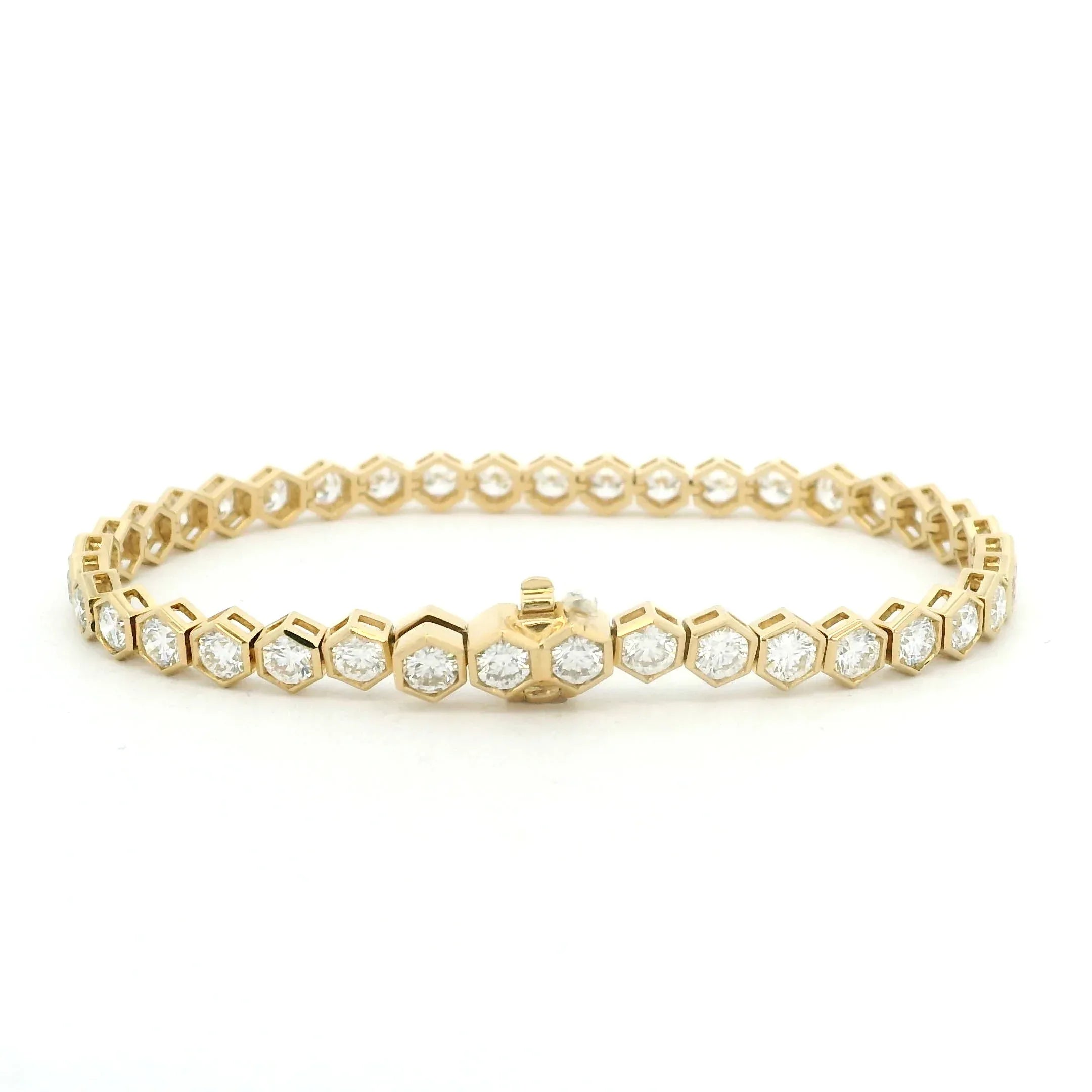 Yellow Gold Line Bracelet