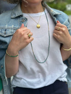 Emerald Mandala Signet Ring