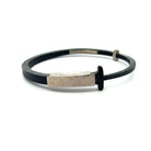 White Gold Collar Nail Bracelet