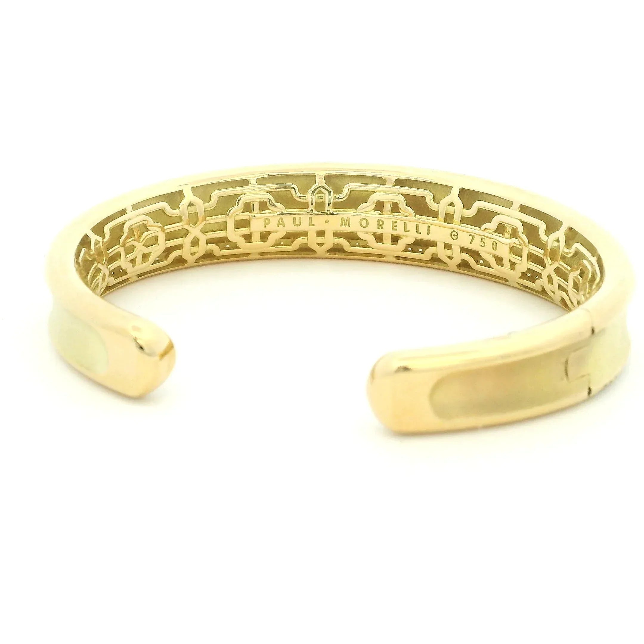 Yellow Gold and Diamond Cuff Bracelet