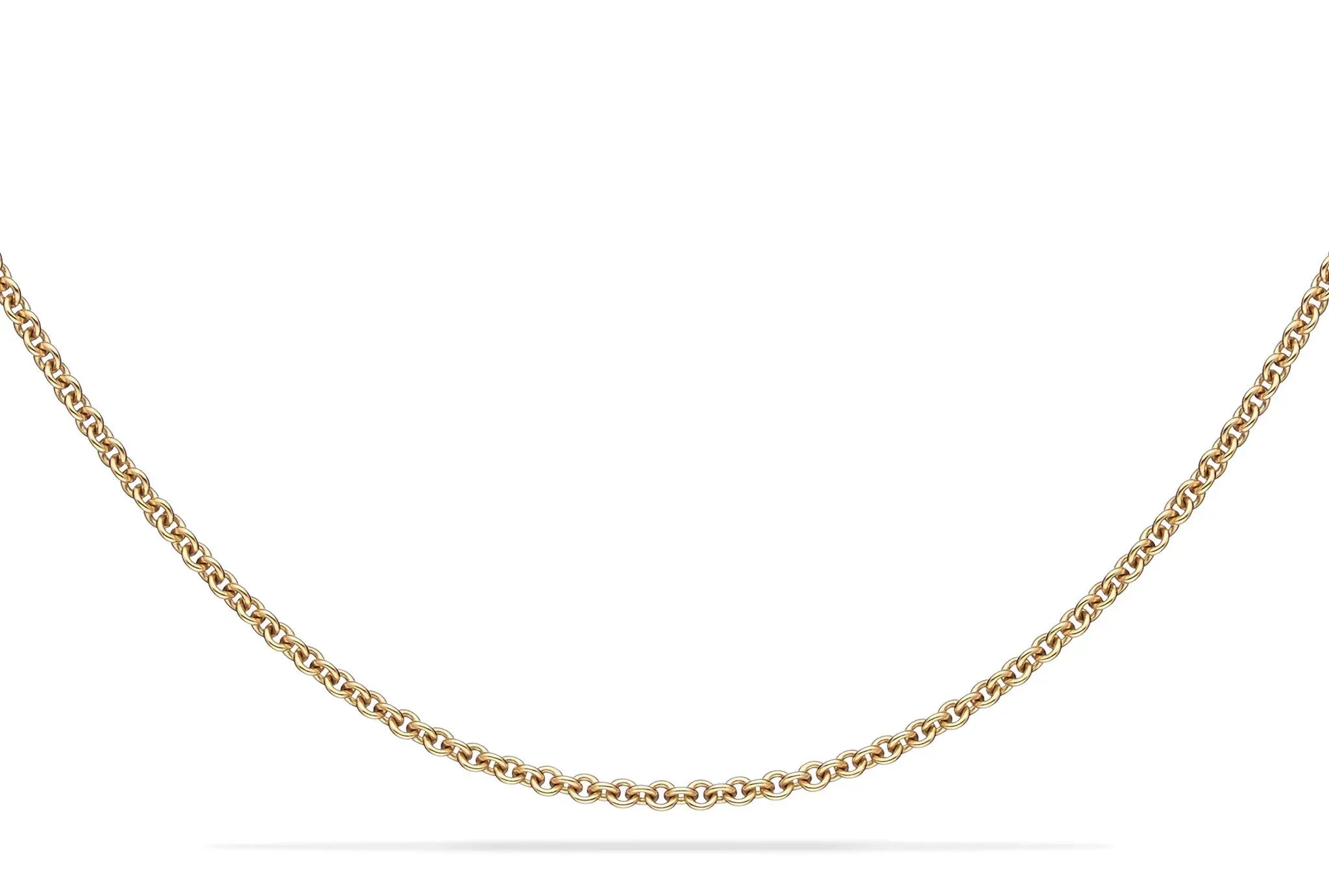 34" Plain Meditation Bell Chain