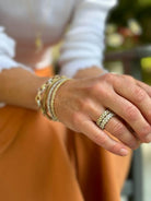 Yellow Gold and Diamond Confetti Band