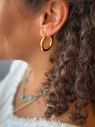 Yellow Gold Hoop Earrings