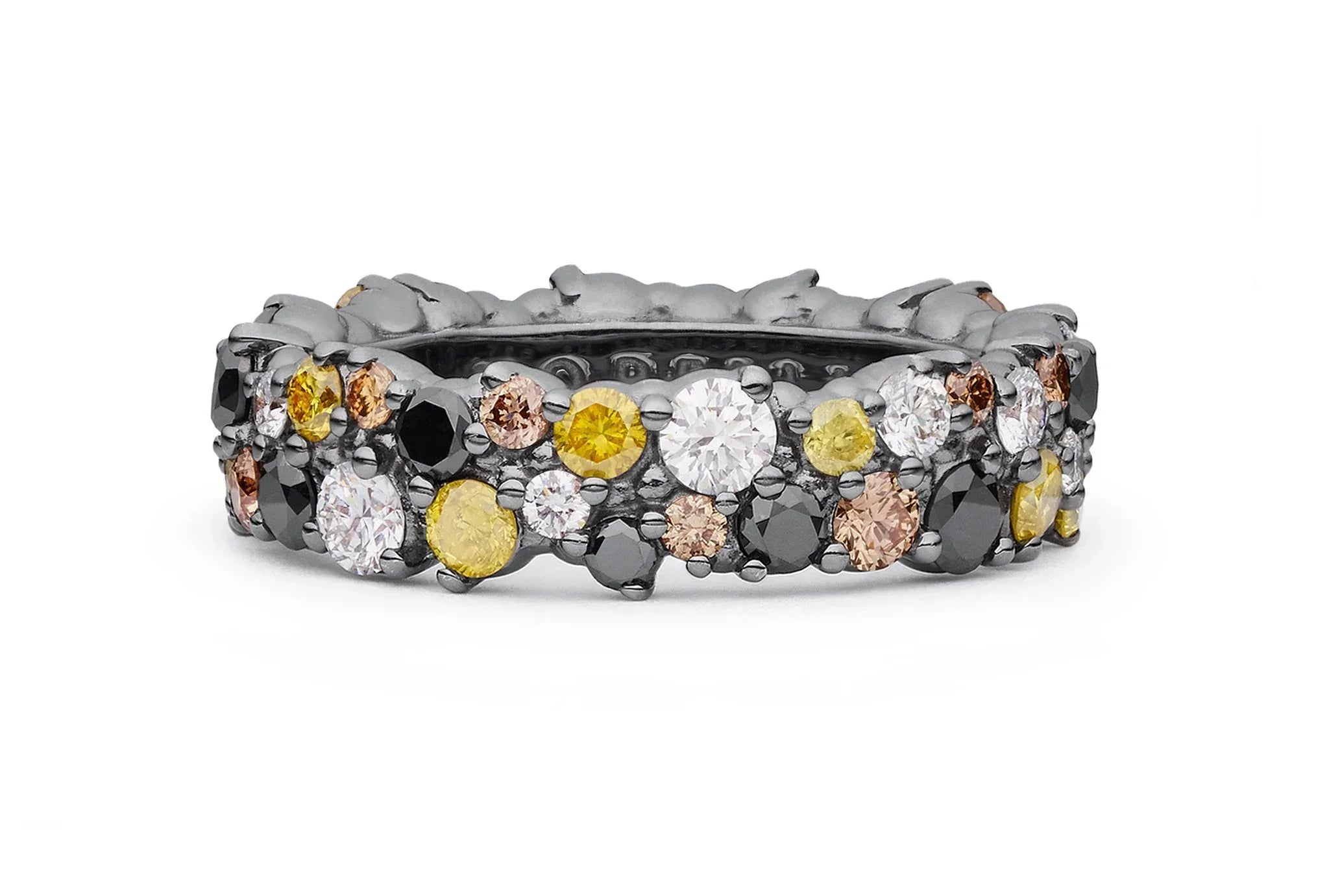 Confetti Ring, Medium, Mixed Diamonds