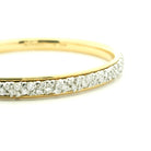 18 Karat Yellow and White Gold "Confetti" Bangle
