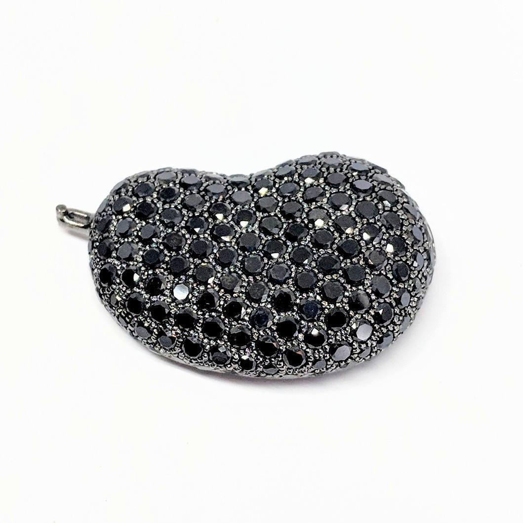 Black Diamond #7 Pave Rocca Bead