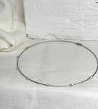 White Gold & Diamond Cable Necklace