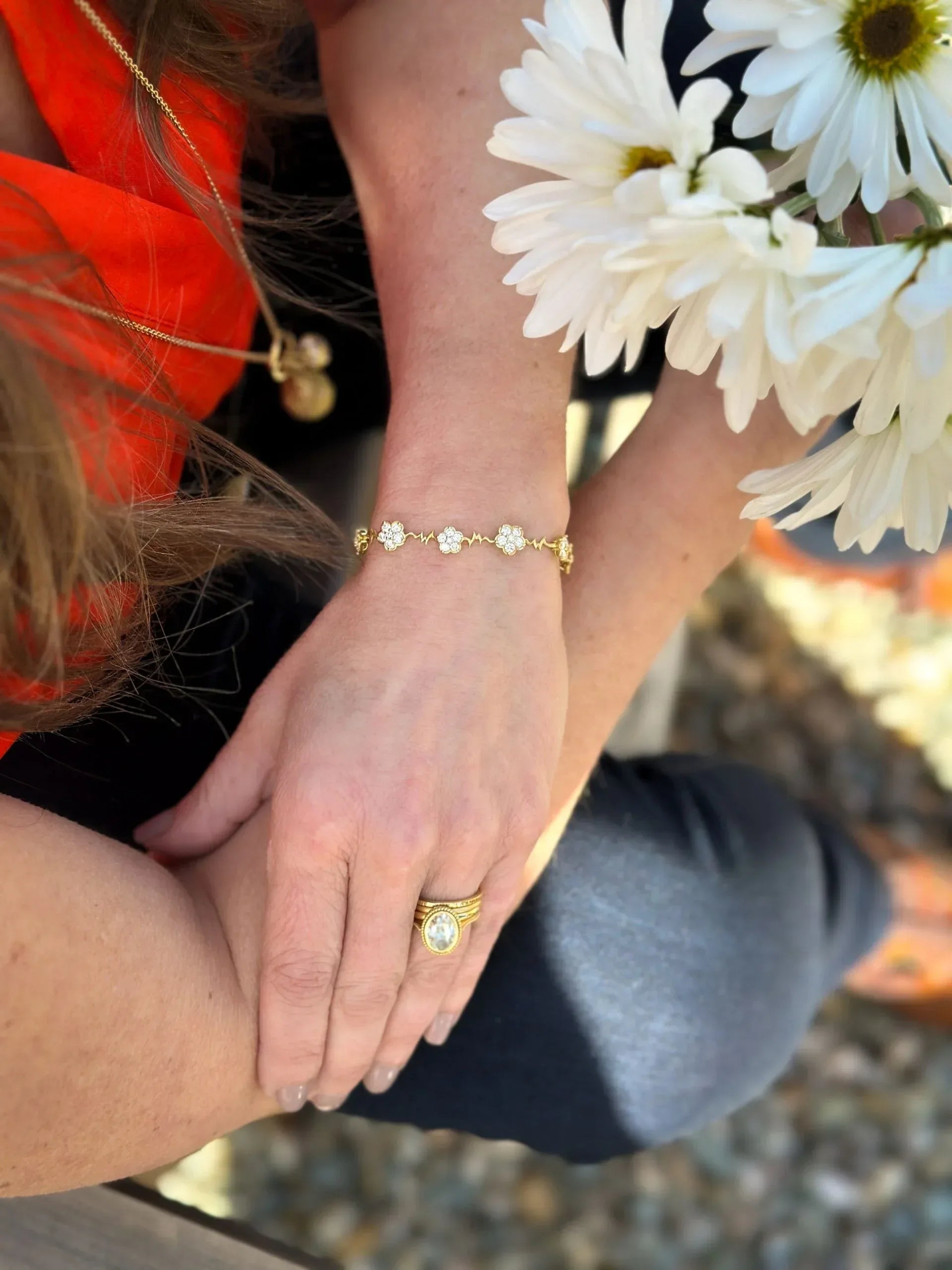 18 karat Yellow Gold and Diamond Wild Child Bracelet