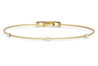Paul Morelli Single Unity Bracelet With 3 Diamonds Medium