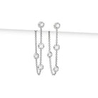 Paul Morelli Stone Chain Soft Hoop Earrings