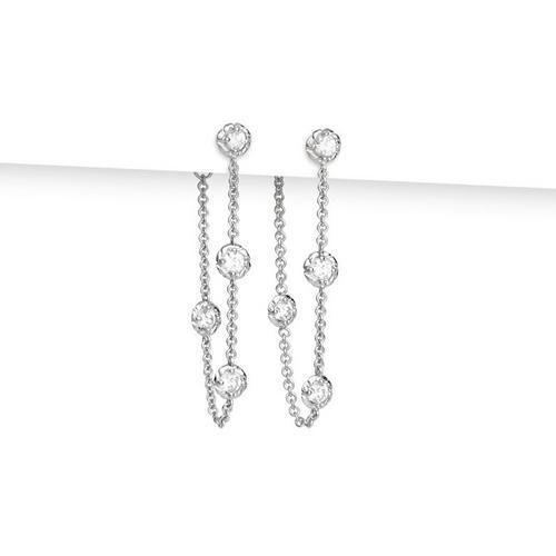 Paul Morelli Stone Chain Soft Hoop Earrings