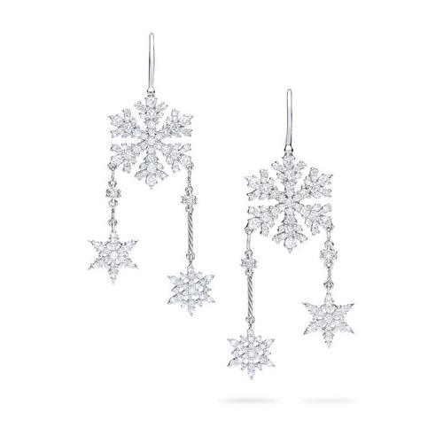 Paul Morelli Snowfall Dangle Earrings On A Wire
